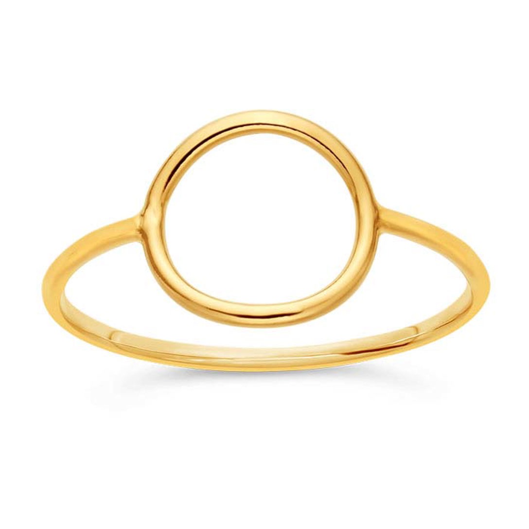 Open Circle Ring - Gold Filled