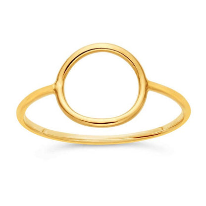 Open Circle Ring - Gold Filled