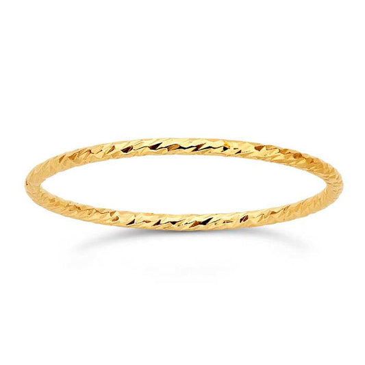 Sparkle Wire Stackable Ring - Gold Filled