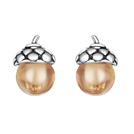 Acorn Studs - Sterling Silver