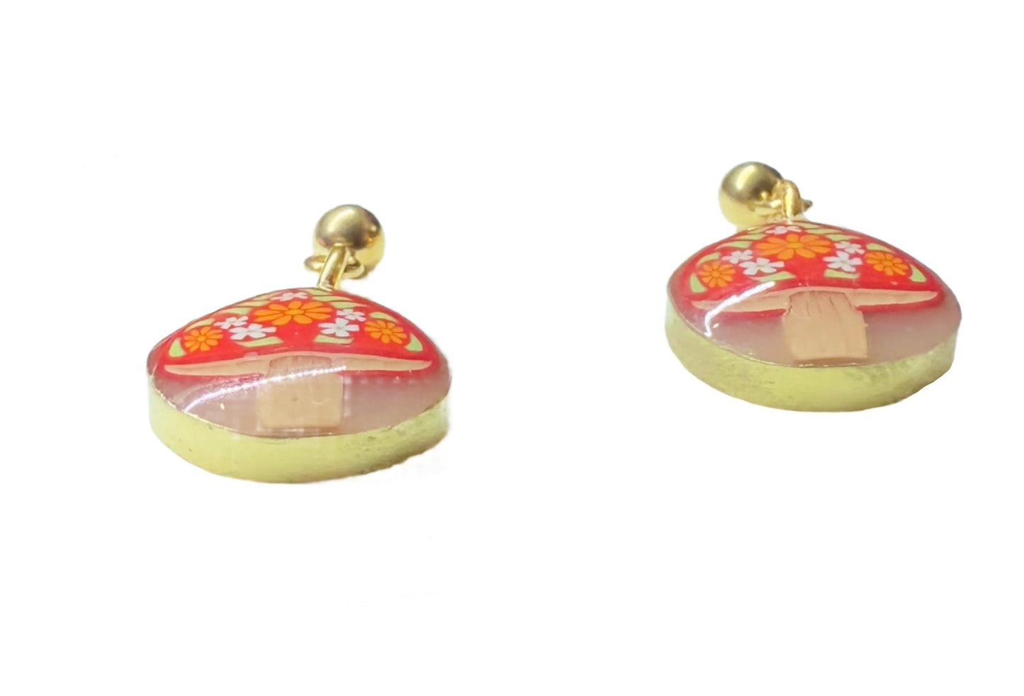 Mushroom Earrings