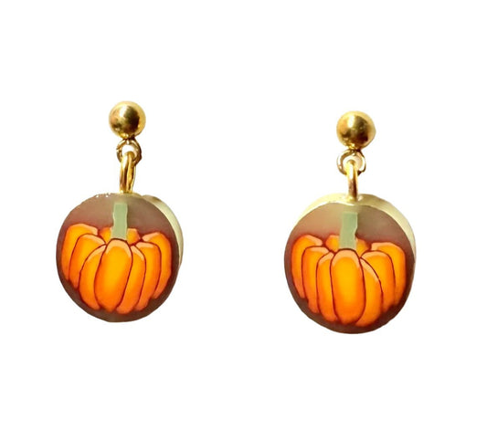 Pumpkin Earrings