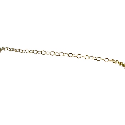 Oval Curb Chain Necklace - Gold Filled