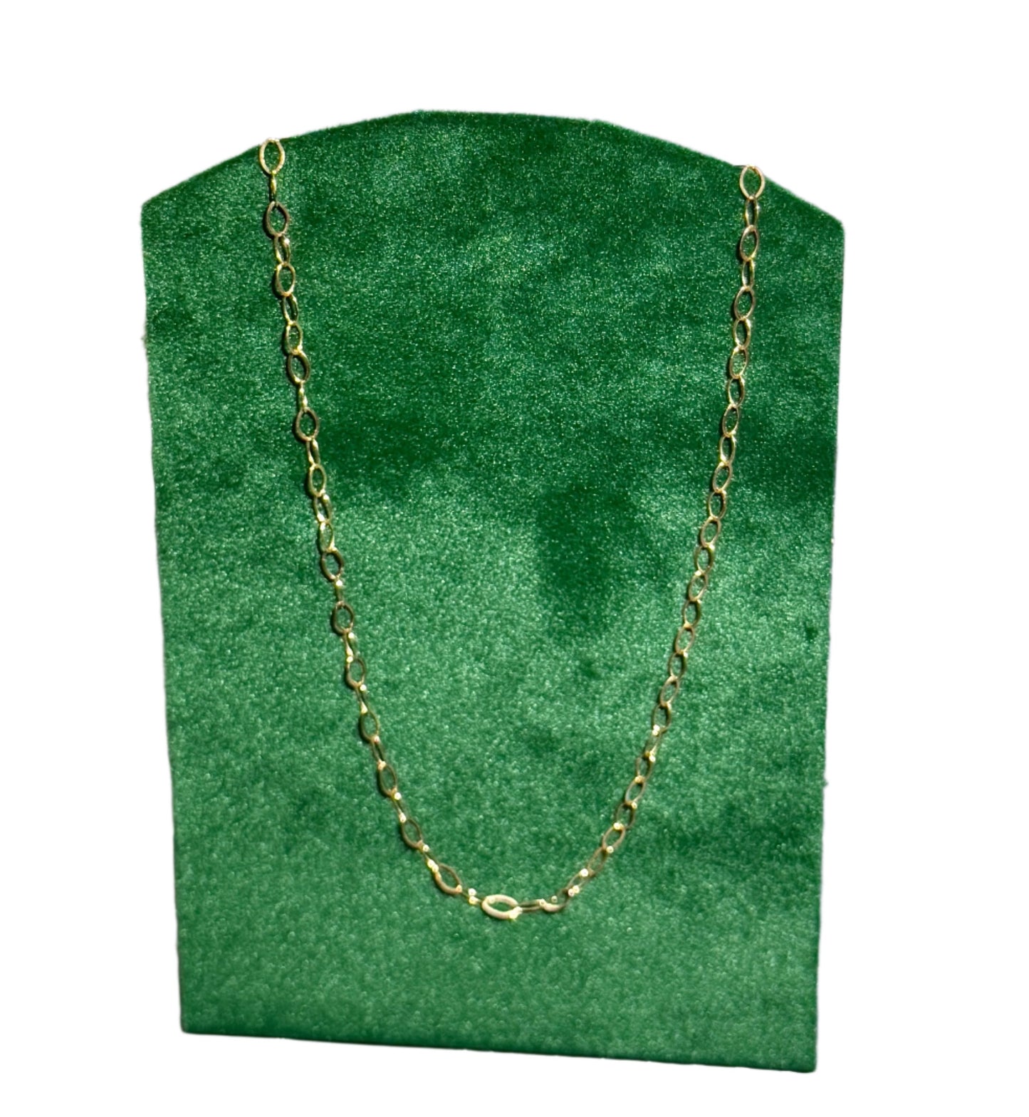 Oval Link Cable Chain Necklace - Gold Filled