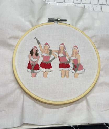 Jingle Bell Rock - Hand Embroidered