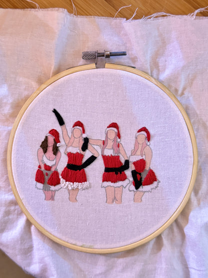 Jingle Bell Rock - Hand Embroidered