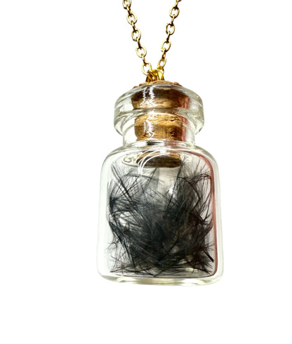 Tendrils of Shadows Jar Necklace