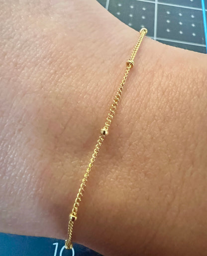 Satellite Chain Bracelet - Gold Filled