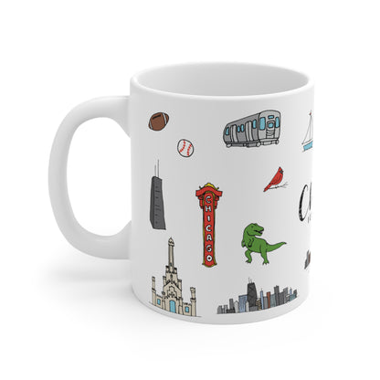 Chicago Clipart 11oz Mug