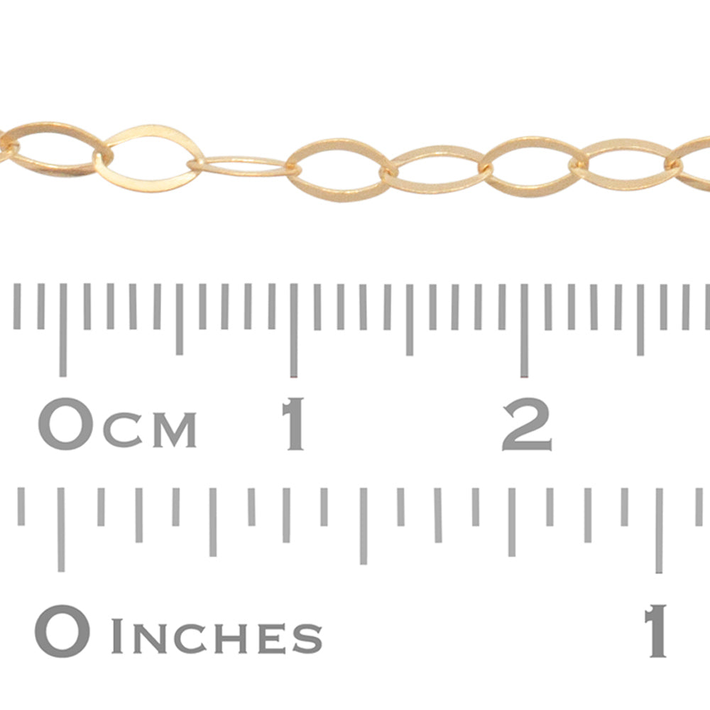 Oval Link Cable Chain Bracelet - Gold Filled