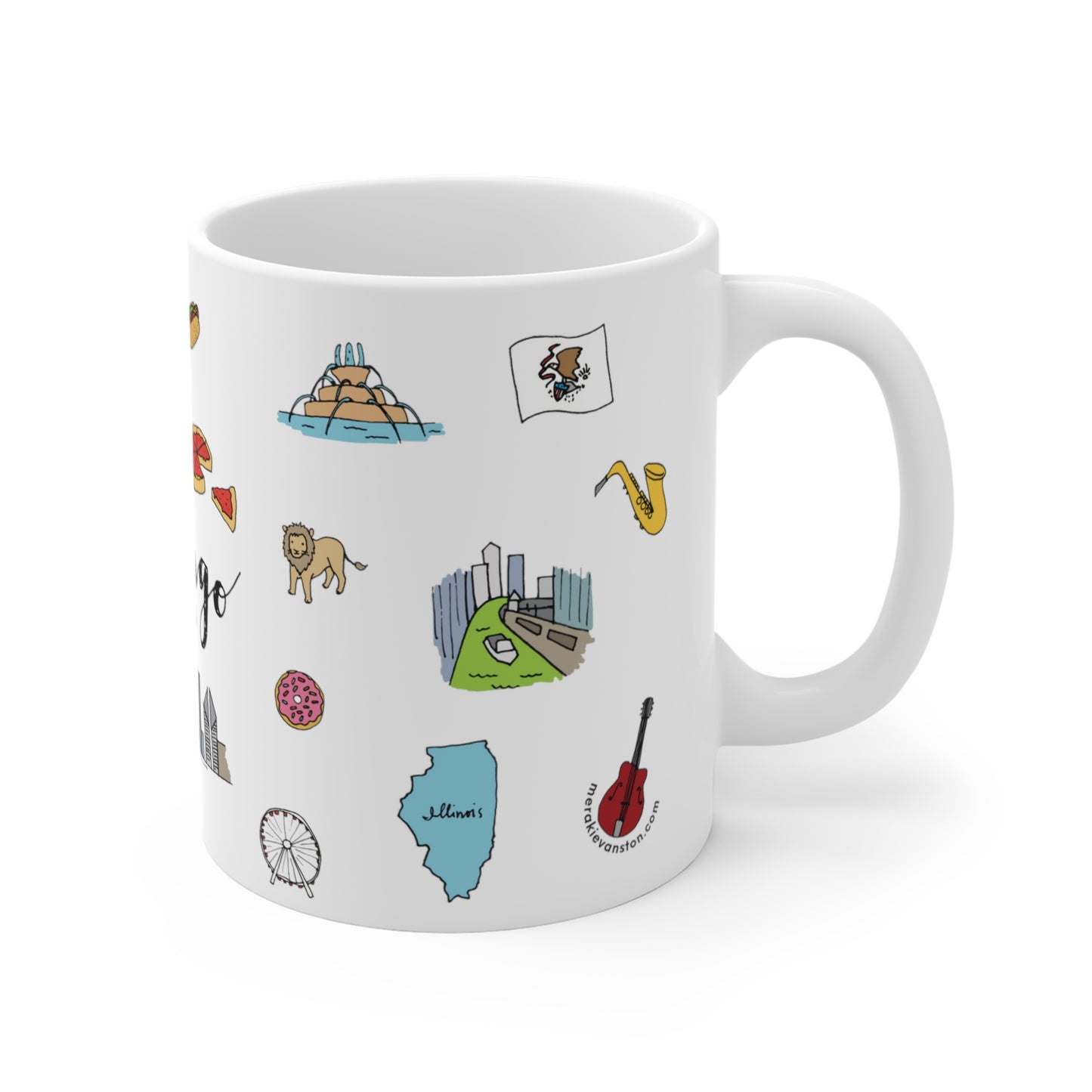 Chicago Clipart 11oz Mug