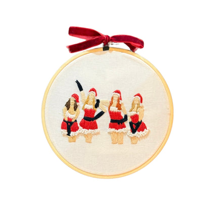 Jingle Bell Rock - Hand Embroidered