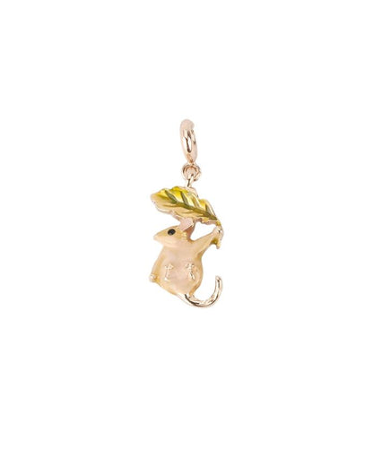 Enamel Dormouse Necklace - Fable